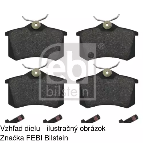 Brzdové dosky POLCAR S70-1057
