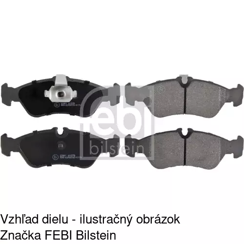 Brzdové dosky S70-1060 /POLCAR/ - obr. 2