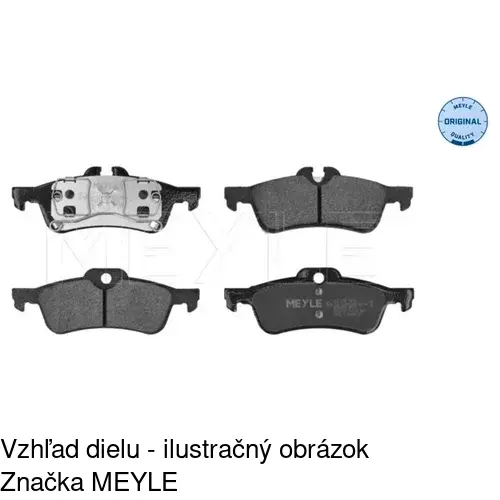 Brzdové dosky POLCAR S70-1347