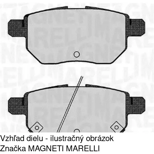 Brzdové dosky S70-1349 /POLCAR/ - obr. 3