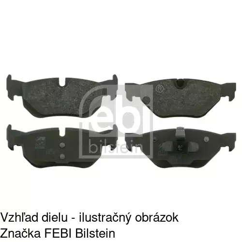 Brzdové dosky S70-1353 /POLCAR/ - obr. 5