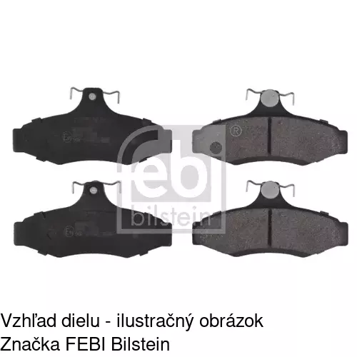 Brzdové dosky S70-1357 /POLCAR/ - obr. 4