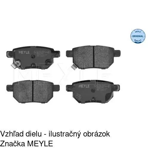 Brzdové dosky S70-1362 /POLCAR/ - obr. 5