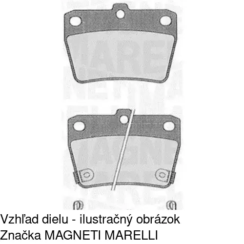 Brzdové dosky S70-1567 /POLCAR/ - obr. 4