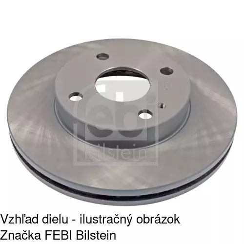 Brzdový kotúč POLCAR S71-0051
