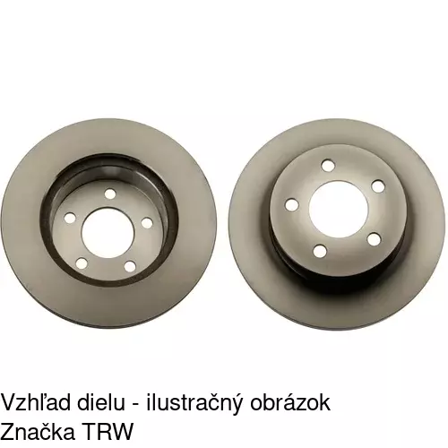 Brzdový kotúč S71-0114 /POLCAR/ - obr. 2