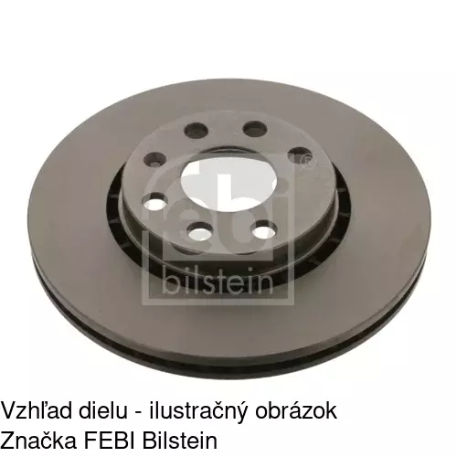 Brzdový kotúč S71-0160 /POLCAR/ - obr. 1