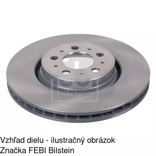 Brzdový kotúč S71-0178 /POLCAR/