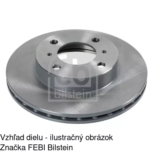 Brzdový kotúč S71-0323 /POLCAR/ - obr. 1