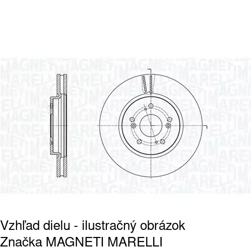 Brzdový kotúč POLCAR S71-0324