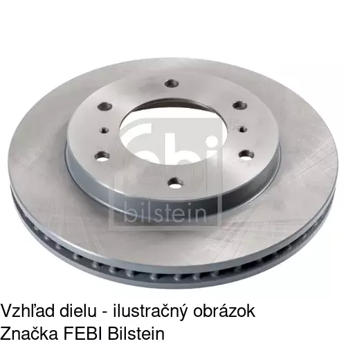 Brzdový kotúč S71-0336 /POLCAR/ - obr. 1