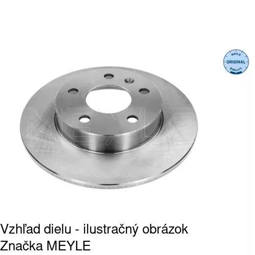 Brzdový kotúč S71-1024 /POLCAR/ - obr. 2