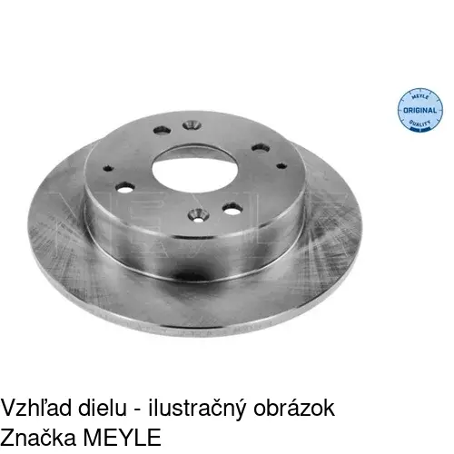 Brzdový kotúč S71-1060 /POLCAR/ - obr. 2
