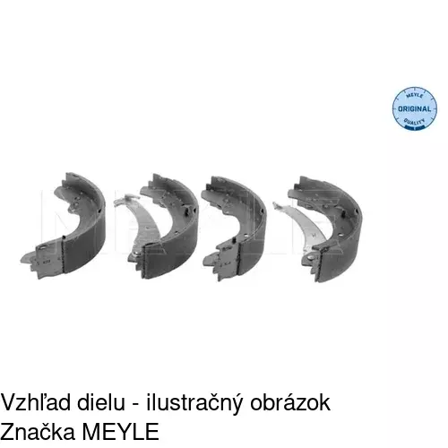 Brzdové čeľuste POLCAR S72-1038
