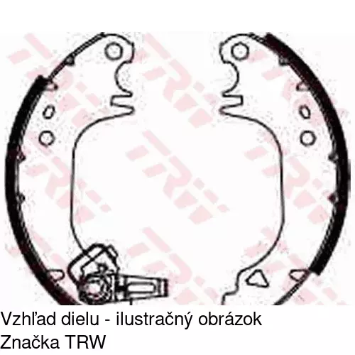 Brzdové čeľuste POLCAR S72-1052
