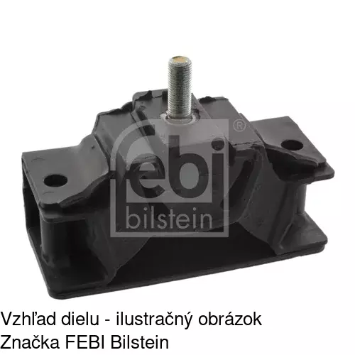 Silentblok motora SC-155 /POLCAR/ - obr. 2