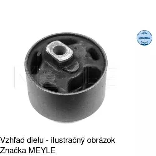 Silentblok motora SC-25 /POLCAR/ - obr. 1