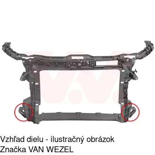 Predné čelo 130004-1 /POLCAR/ - obr. 1