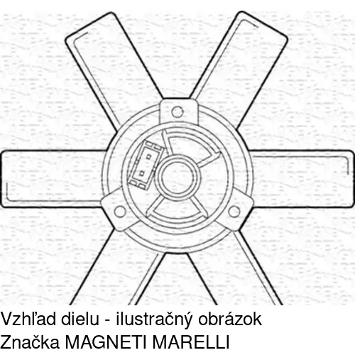 Ventilátor bez krytu / podpery 130723U2 /POLCAR/ - obr. 4