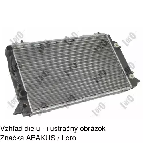 Chladiče vody 1308087X /POLCAR/ - obr. 1