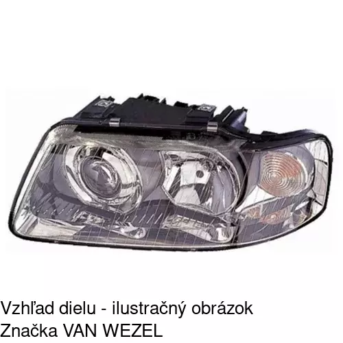 Hlavný reflektor 1323092E /POLCAR/ - obr. 5