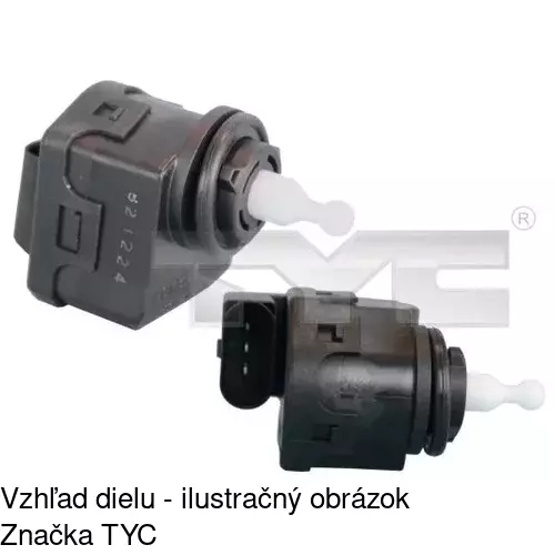 Motorček reflektora POLCAR 1323098E