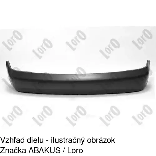 Zadný nárazník 132396 /POLCAR/ - obr. 1