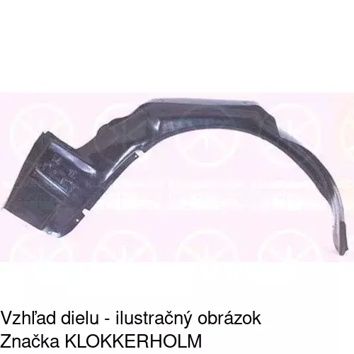 Podblatník (plast) POLCAR 1323FP1T