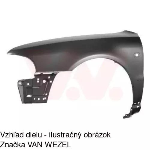 Predný blatník 132502 /POLCAR/ - obr. 3