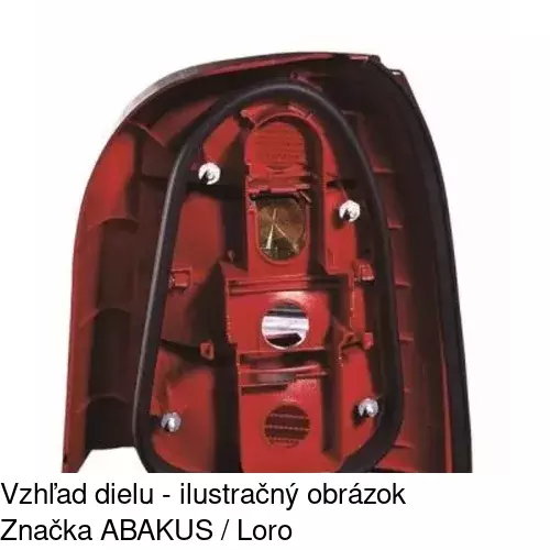 Zadné svetlo 1325883E /POLCAR/ - obr. 4