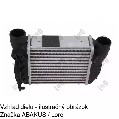 Chladiče vzduchu (Intercoolery) 1325J81X /POLCAR/ - obr. 2