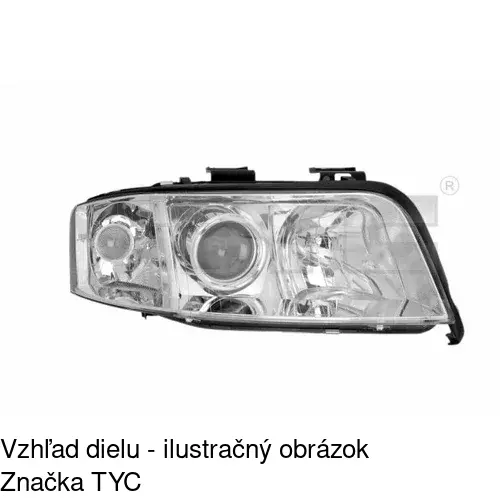 Hlavný reflektor POLCAR 1327094E