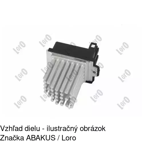 Ovládače klimatizácie 1327KST-1 /POLCAR/ - obr. 3