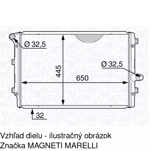 Chladiče vody 133108A4 /POLCAR/ - obr. 2