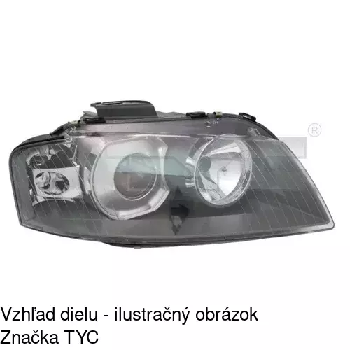 Hlavný reflektor POLCAR 1331101E