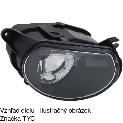 Hmlové svetlo - predné POLCAR 133130-H