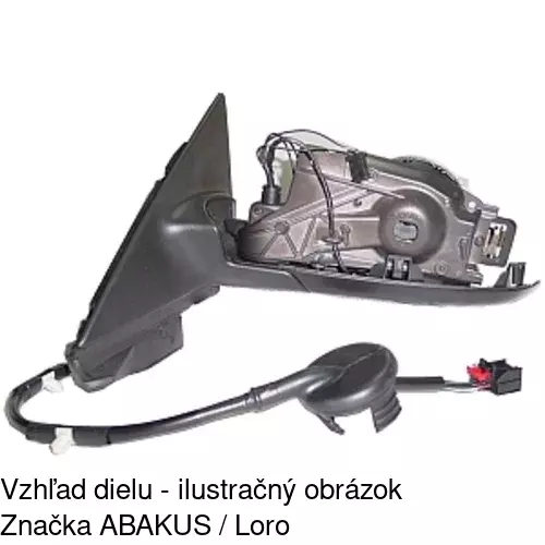 Vonkajšie zrkadlo 1331514M /POLCAR/ - obr. 2