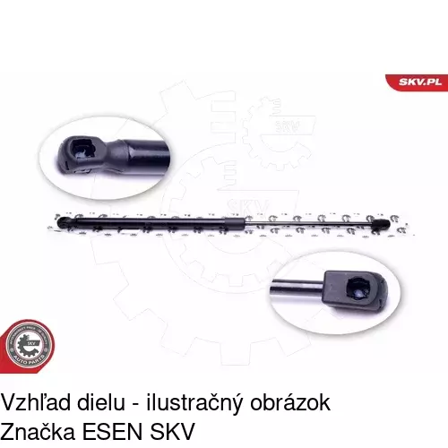 Plynová pružina 1331AB /POLCAR/ - obr. 4