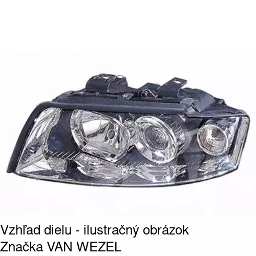Hlavný reflektor 1334093E /POLCAR/ - obr. 2