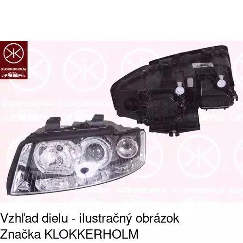 Hlavný reflektor 1334103E /POLCAR/ - obr. 1