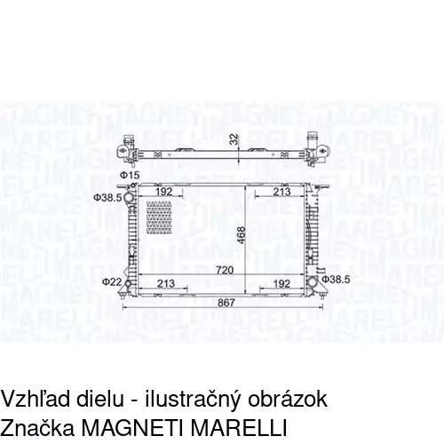 Chladiče vody 133708-1 /POLCAR/ - obr. 1