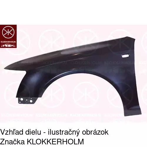 Predný blatník POLCAR 133801