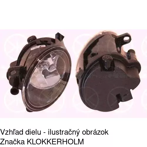Hmlové svetlo - predné 133829-T /POLCAR/ - obr. 1