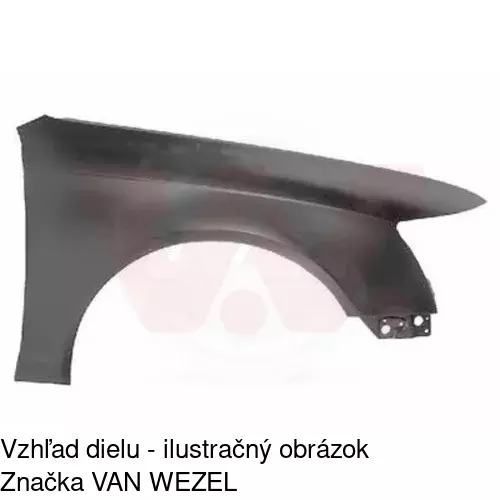 Predný blatník 133902QJ /POLCAR/ - obr. 3