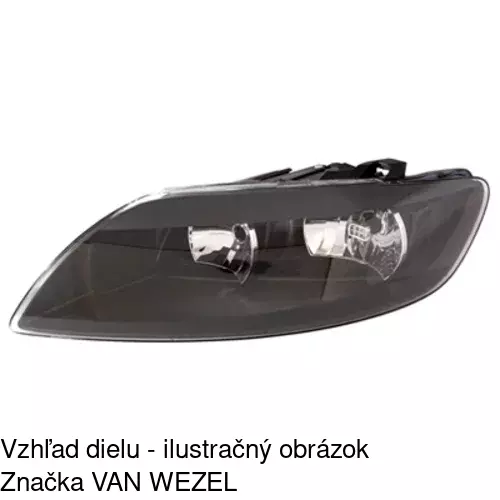 Hlavný reflektor 137009-V /POLCAR/ - obr. 1