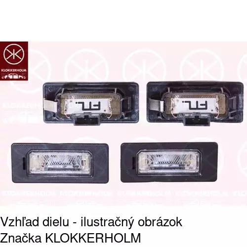 Hmlové svetlo - predné 13D129-E /POLCAR/ - obr. 1