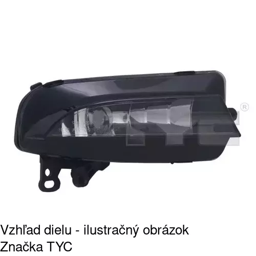Hmlové svetlo - predné POLCAR 13S129-E