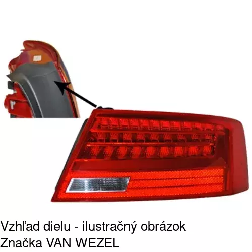 Zadné svetlo 13S1883U /POLCAR/ - obr. 1