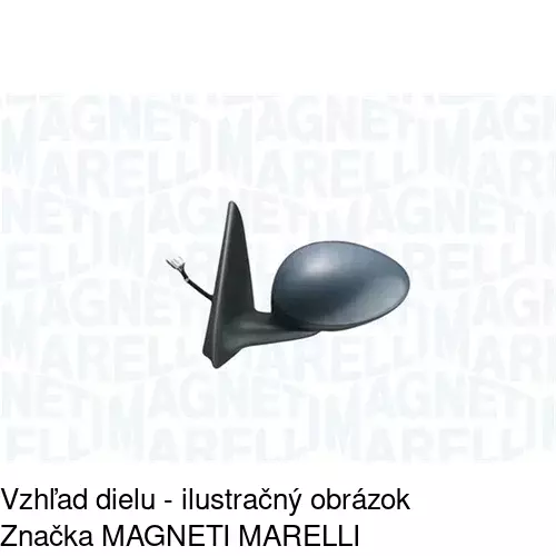 Vonkajšie zrkadlo 1404514E /POLCAR/ - obr. 2