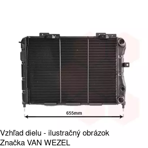 Chladiče vody POLCAR 140608A2